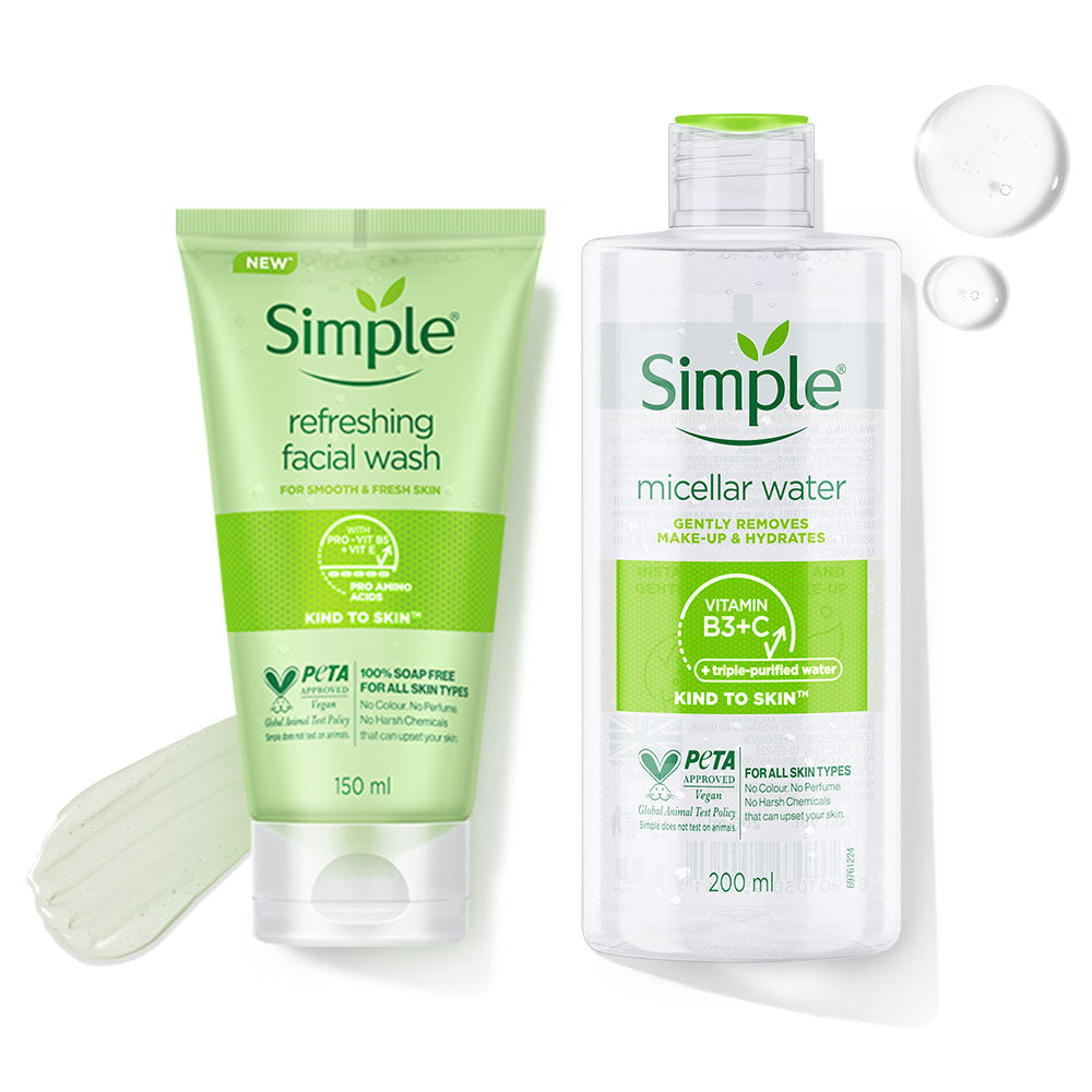 Face Wash & Micellar Water Combo (150ml + 200ml) Face Wash & Micellar Water Combo (150ml + 200ml)