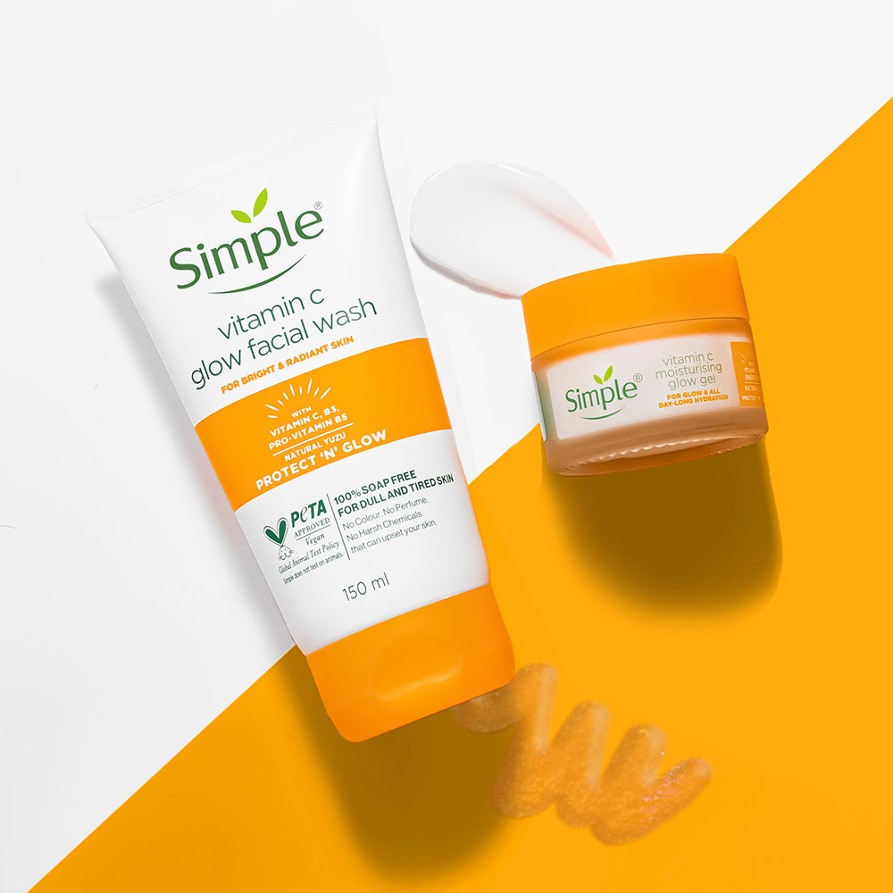 Vitamin C Glow Facial Wash + Moisturising Gel Combo Vitamin C Glow Facial Wash + Moisturising Gel Combo