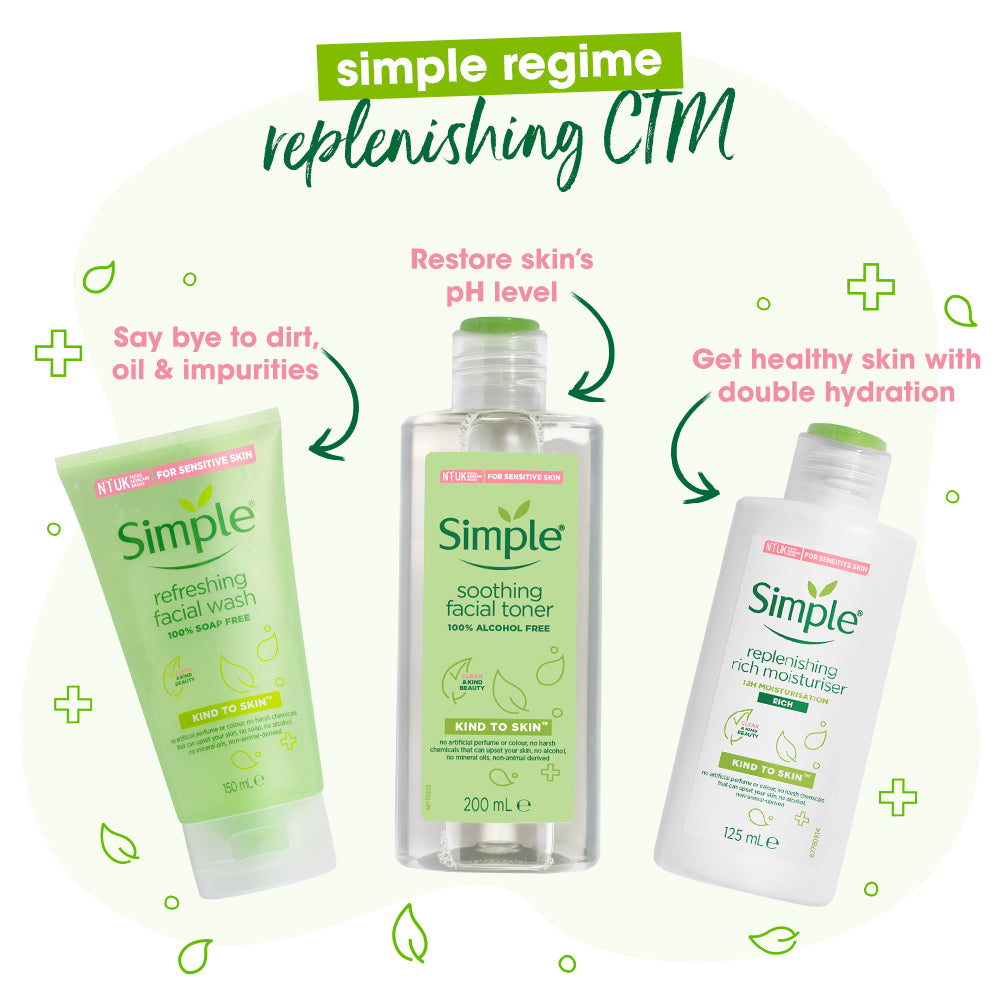Facial Wash, Toner & Moisturiser   (150ml +200ml +125ml) Facial Wash, Toner & Moisturiser   (150ml +200ml +125ml)