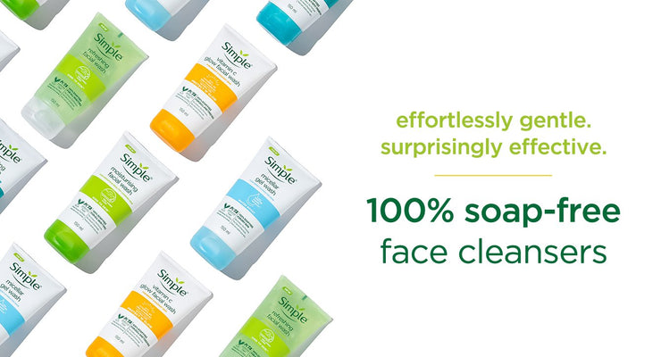 100% Soap-Free Facewashes 