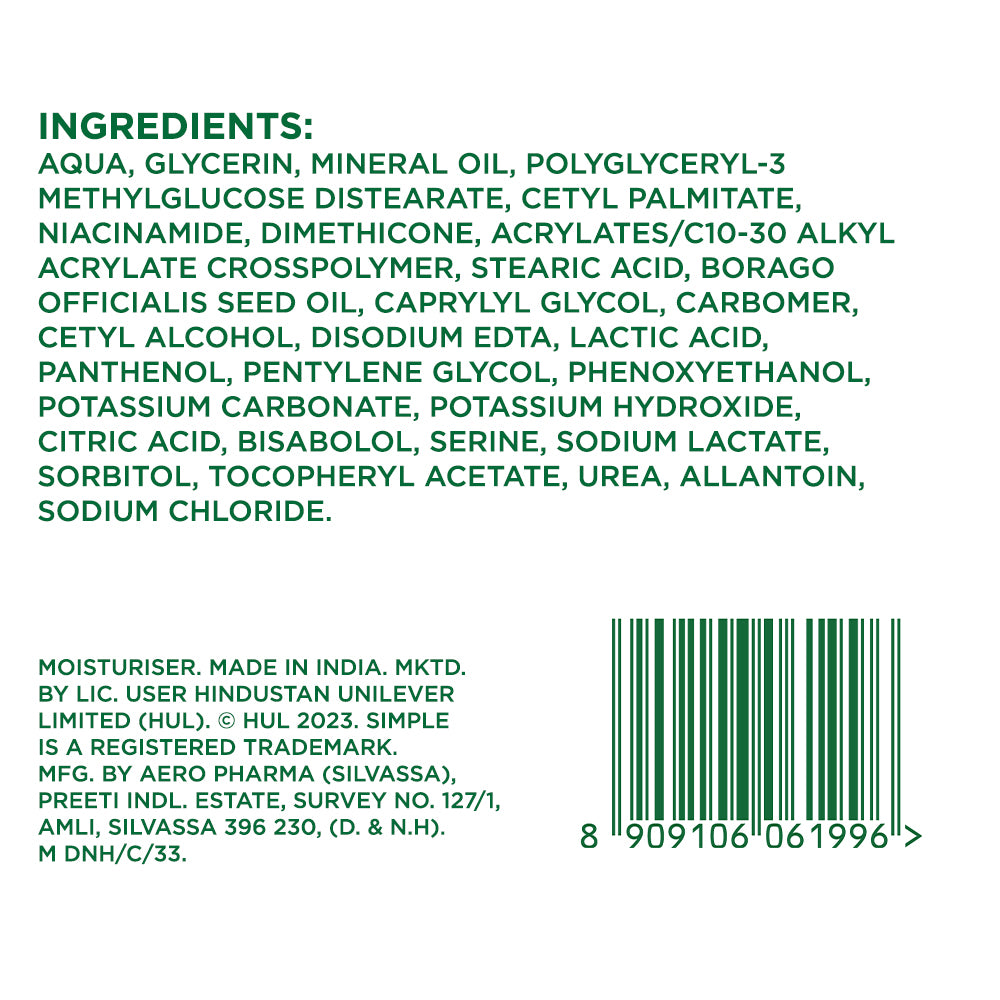 Simple Hydrating Light Moisturiser, 125ml 