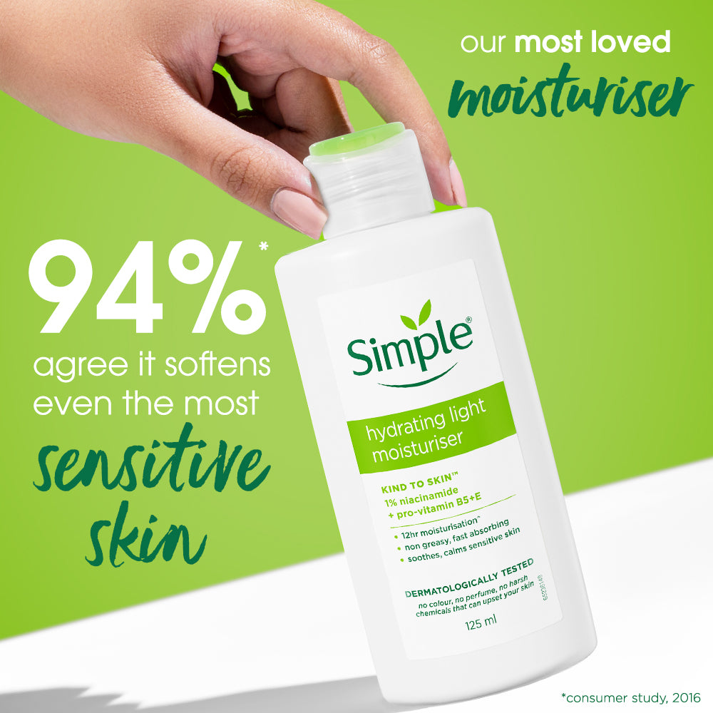 Simple Hydrating Light Moisturiser, 125ml 