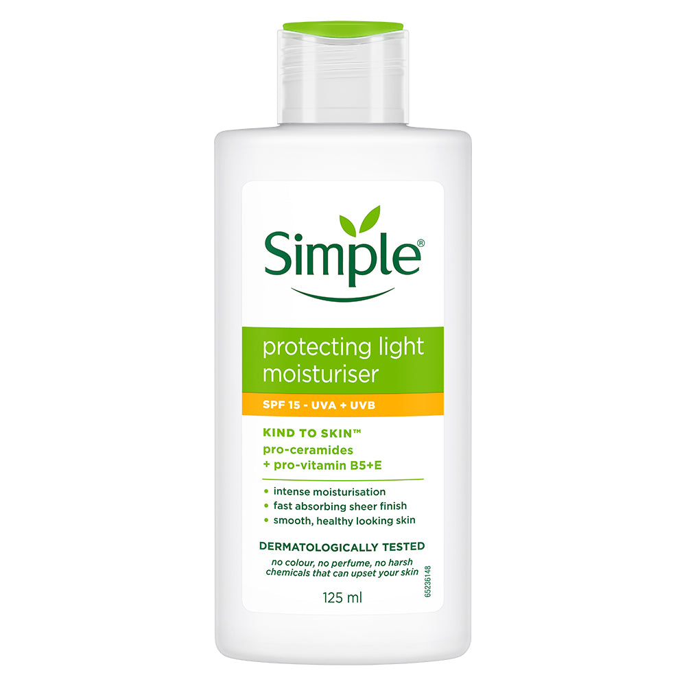 Simple Kind To Skin Protecting Light Moisturiser SPF 15, 125ml 