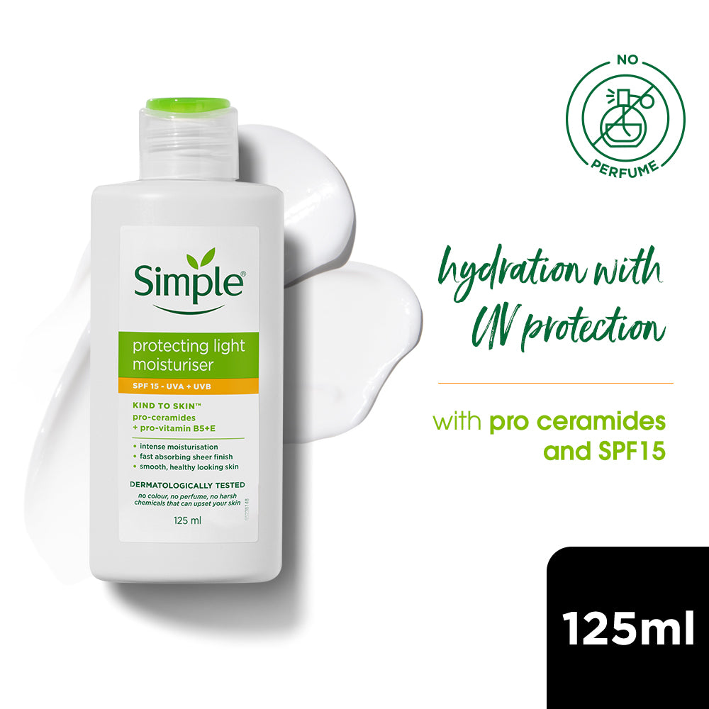 Simple Kind To Skin Protecting Light Moisturiser SPF 15, 125ml