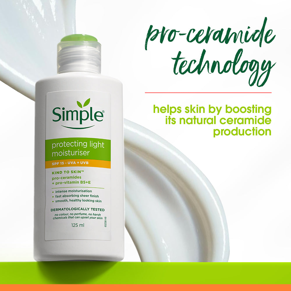 Simple Kind To Skin Protecting Light Moisturiser SPF 15, 125ml 