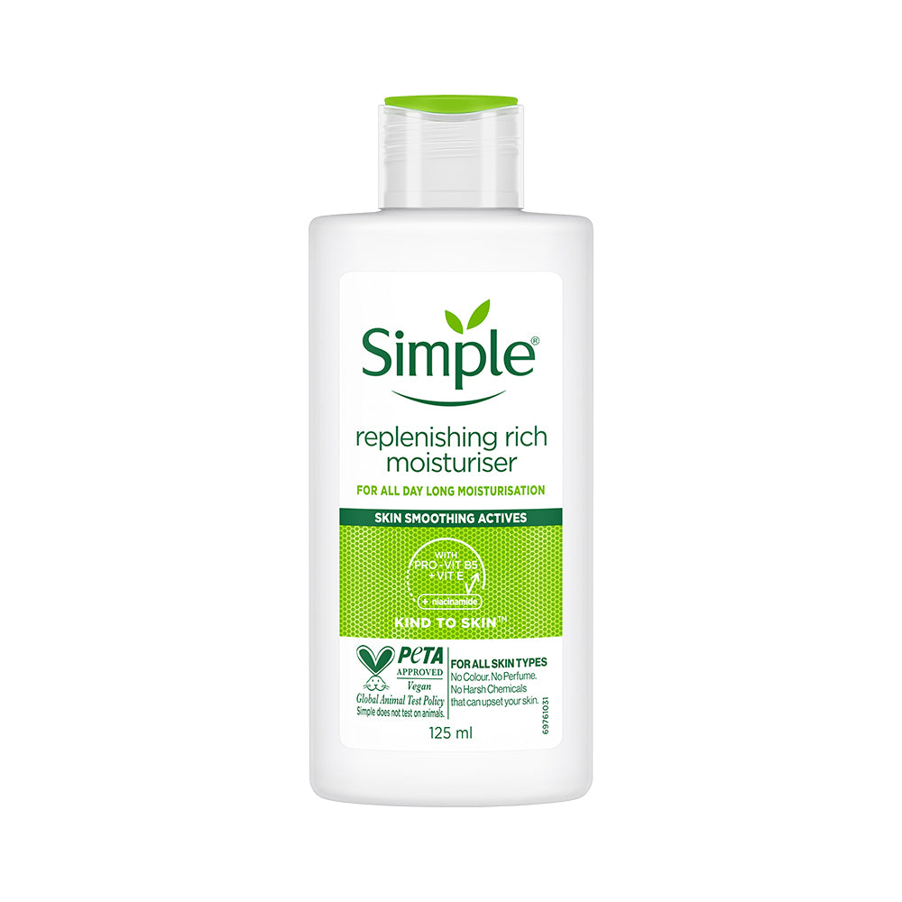 Simple Kind To Skin Replenishing Rich Moisturiser, 125ml 