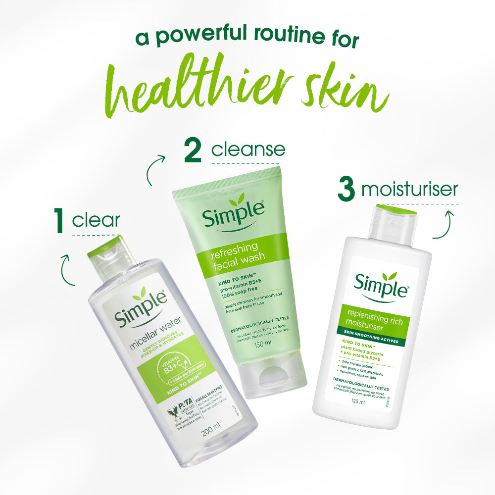 Simple Kind To Skin Replenishing Rich Moisturiser, 125ml 