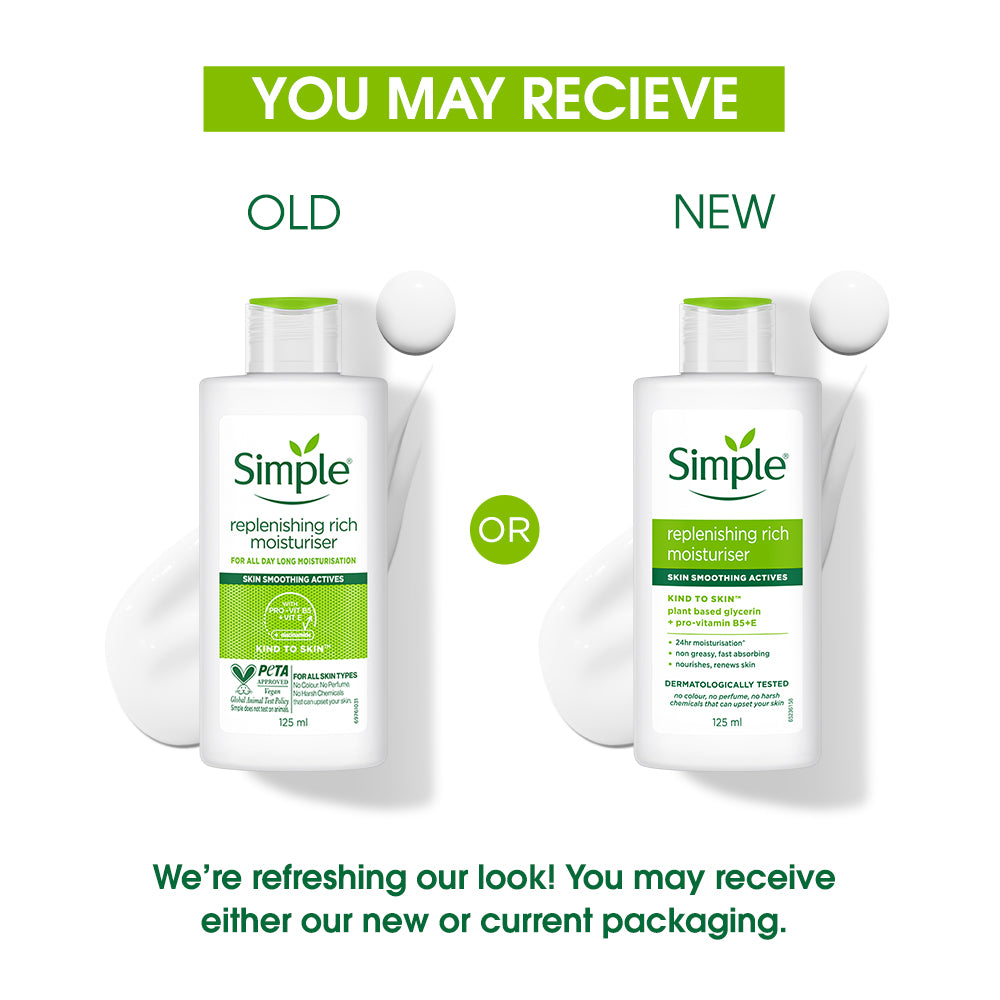 Simple Kind To Skin Replenishing Rich Moisturiser, 125ml 