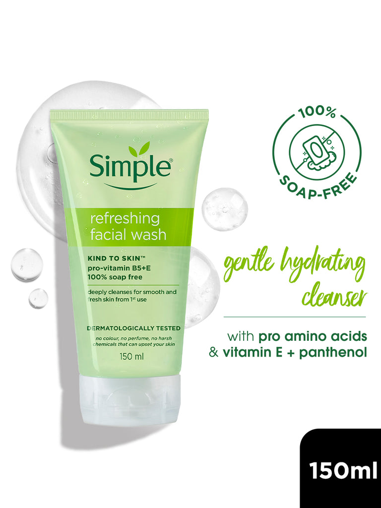 Simple Kind to Skin Refreshing Face Wash 150ml