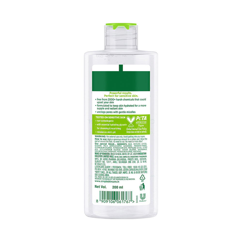 Simple Kind To Skin Micellar Cleansing Water, 200ml 