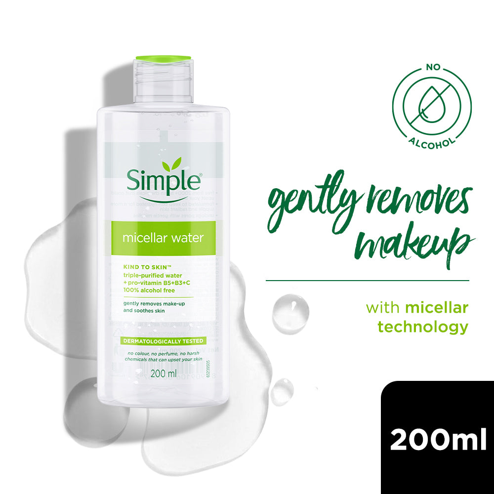 Simple Kind To Skin Micellar Cleansing Water, 200ml