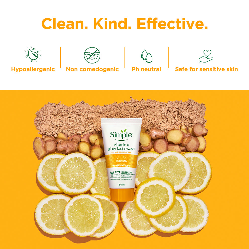 Vitamin C Glow Facial Wash 150ml 
