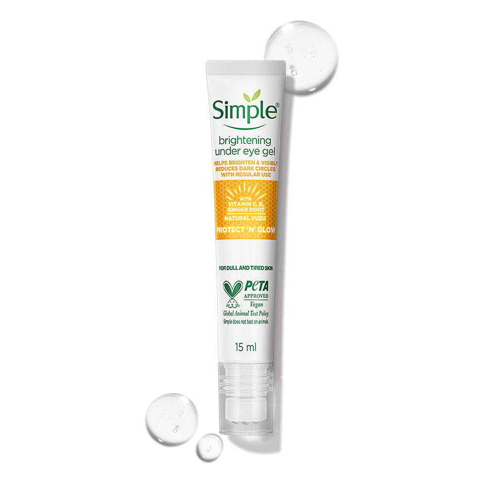 Simple Protect N Glow Vitamin C  Brightening Under Eye Gel 15ml 