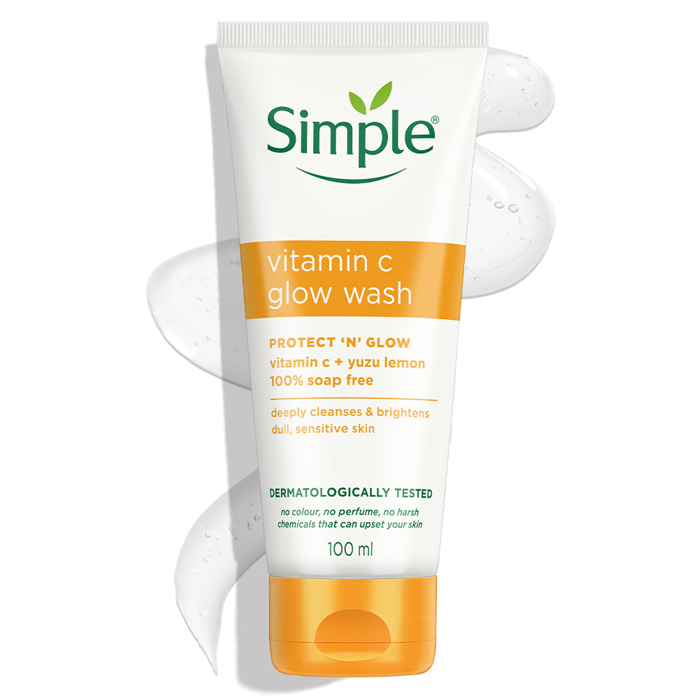 Simple Vitamin C Glow Facial Wash, 100ml 