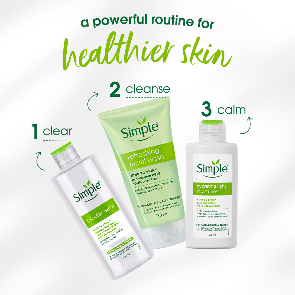 Simple Kind To Skin Micellar Cleansing Water, 100ml 