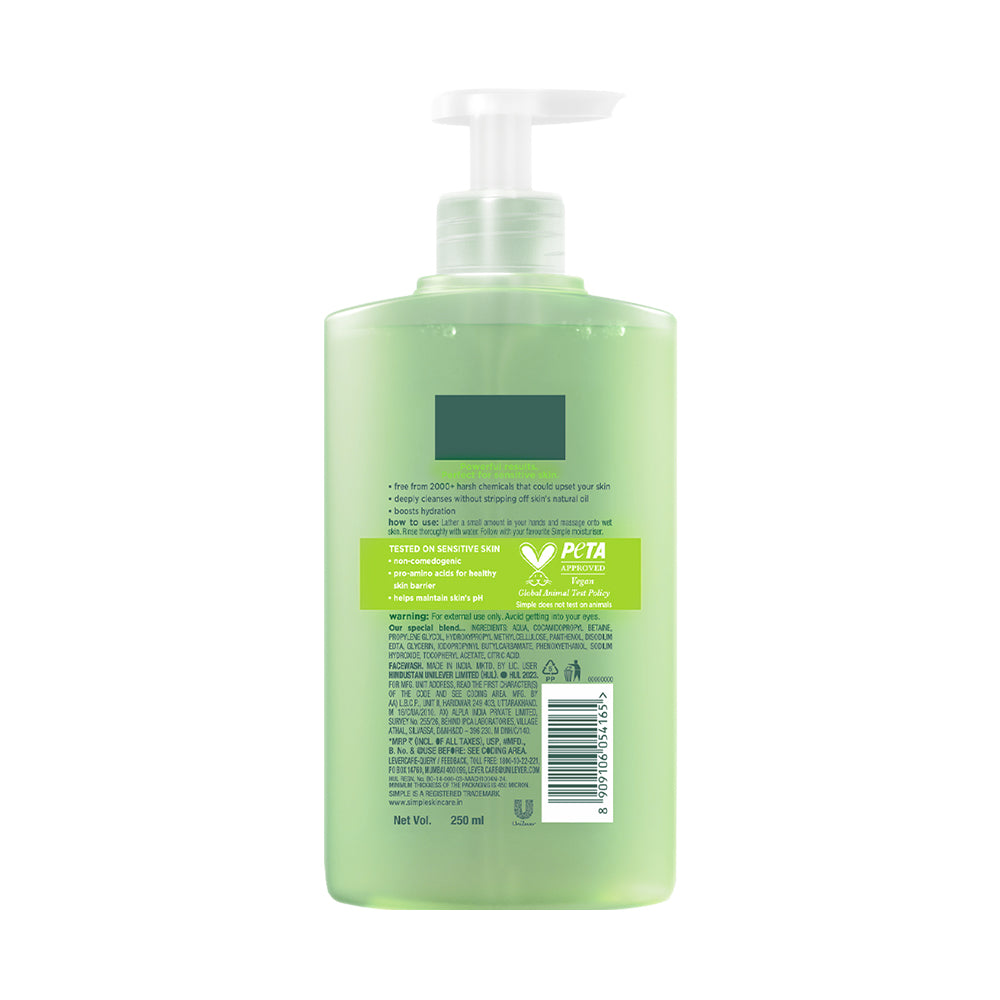 Simple Kind to Skin Refreshing Facial Wash, 250ml 