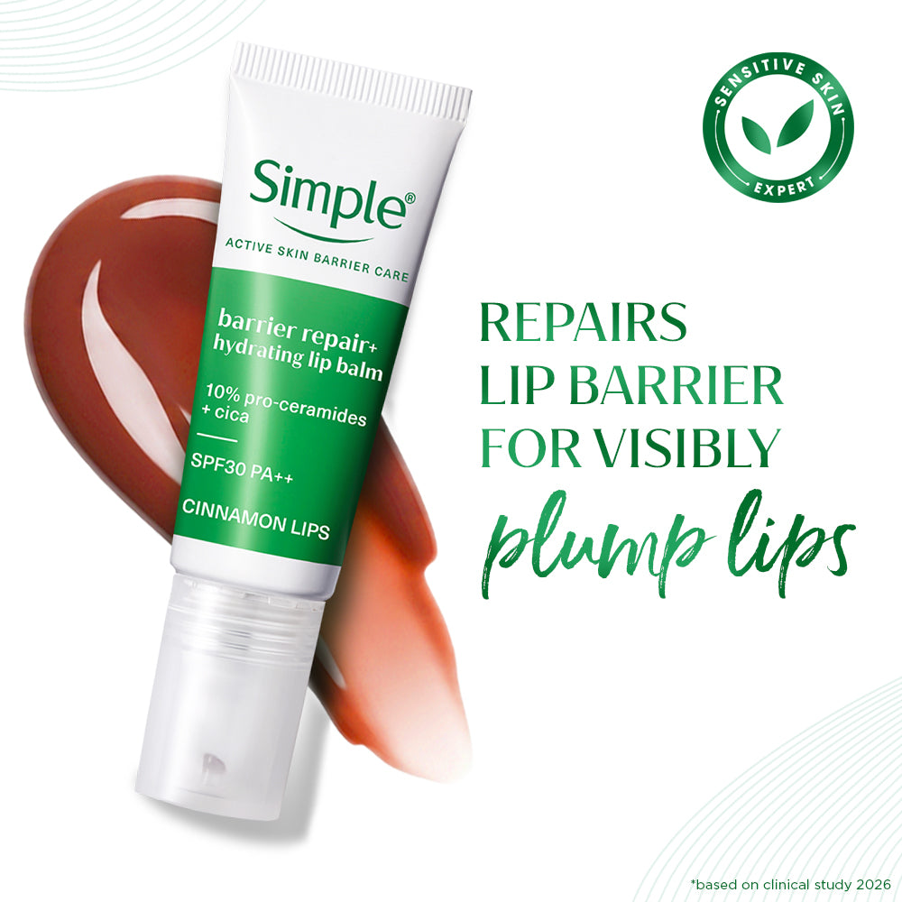 Simple Repair+ Active Barrier Care Lip Balm – Cinnamon, 10g