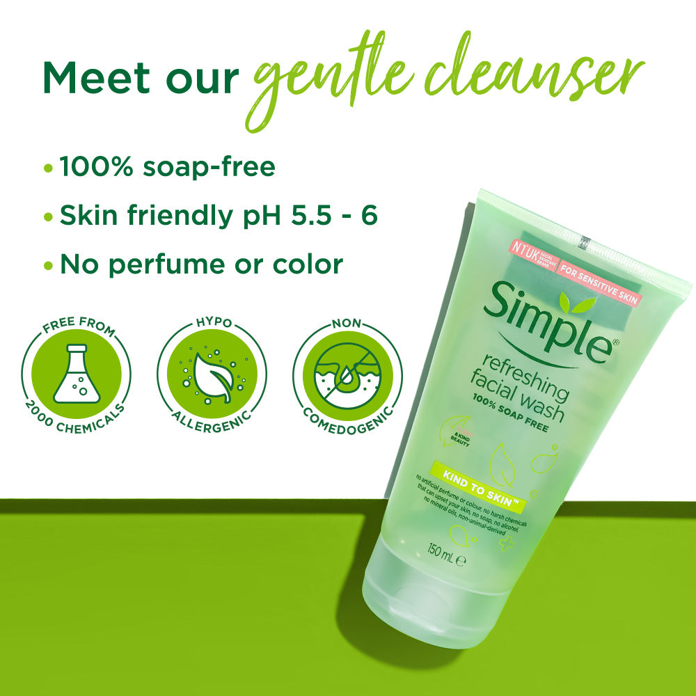 Refreshing Facial Wash + Cleansing Wipes 