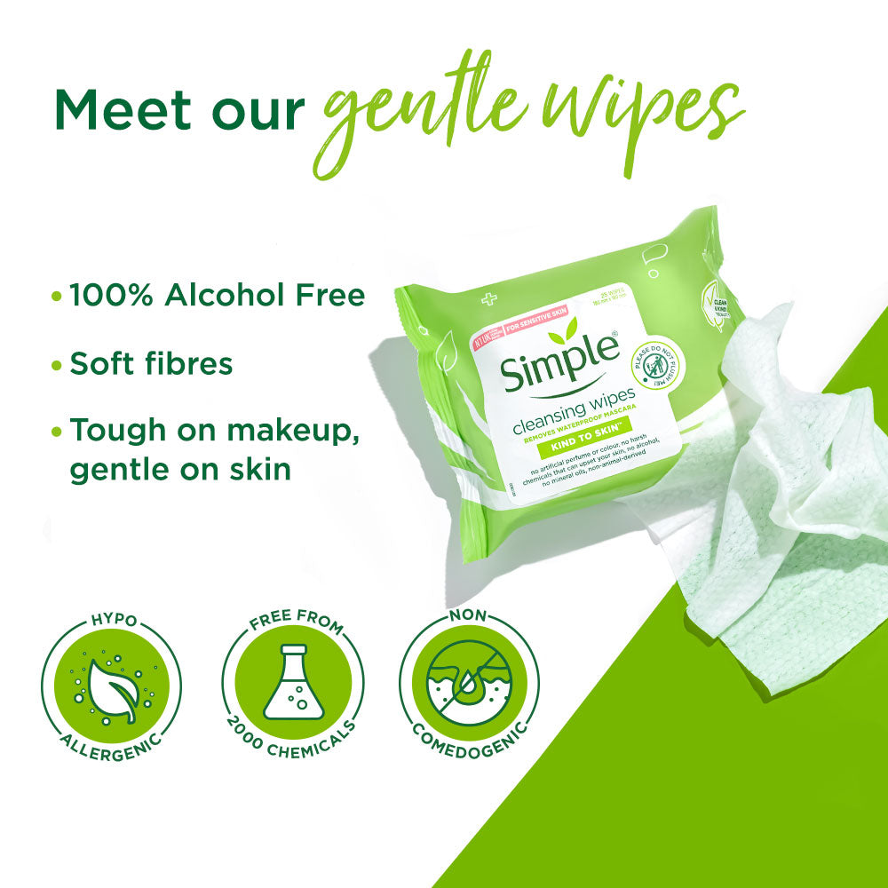 Refreshing Facial Wash + Cleansing Wipes (150ml + 25 Wipes) 