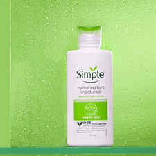 Simple Hydrating Light Moisturiser | Light Non-Greasy Moisturiser