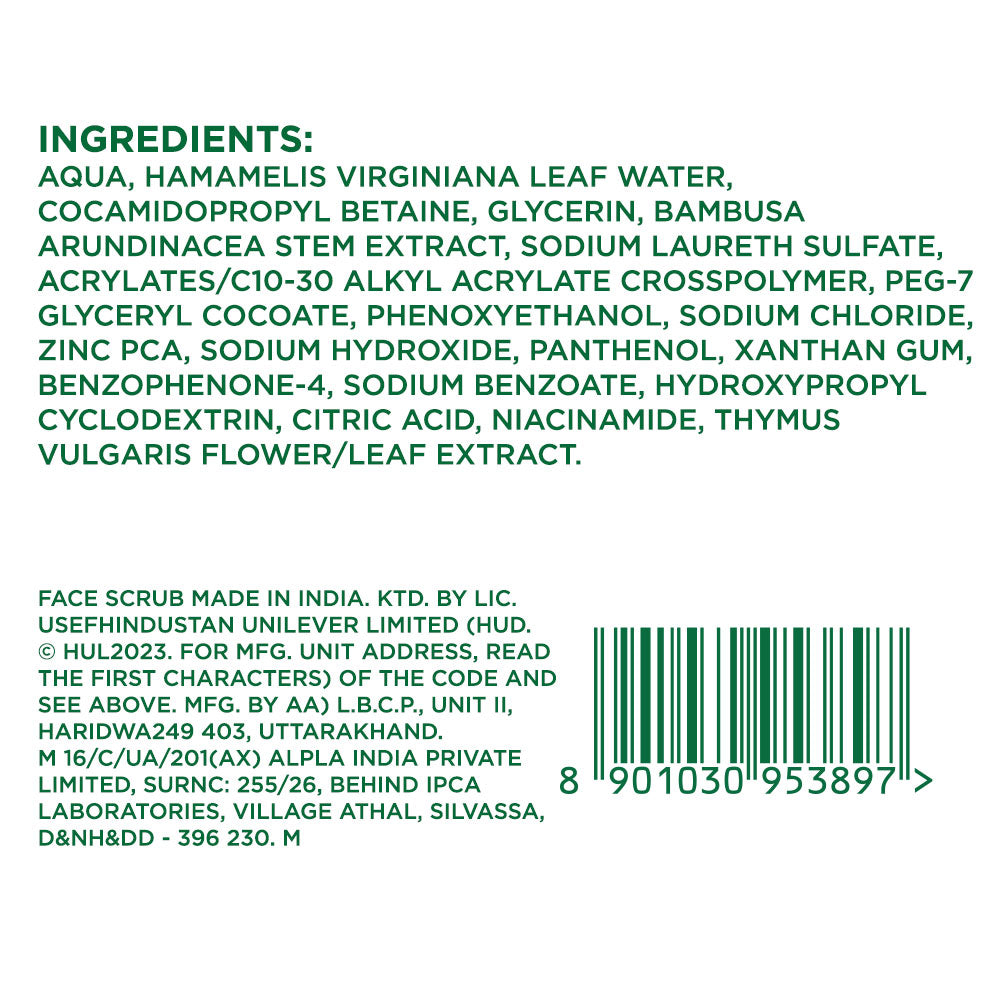 Clear Pore Facial Scrub 150ml 