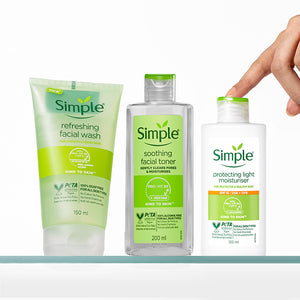 Facial Wash, Toner & Moisturiser Combo - (150ml +200ml +125ml)