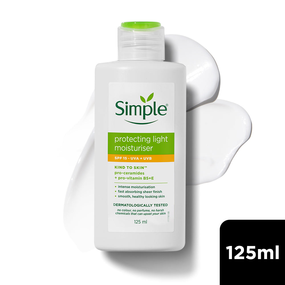 Simple Kind To Skin Protecting Light Moisturiser SPF 15, 125ml 