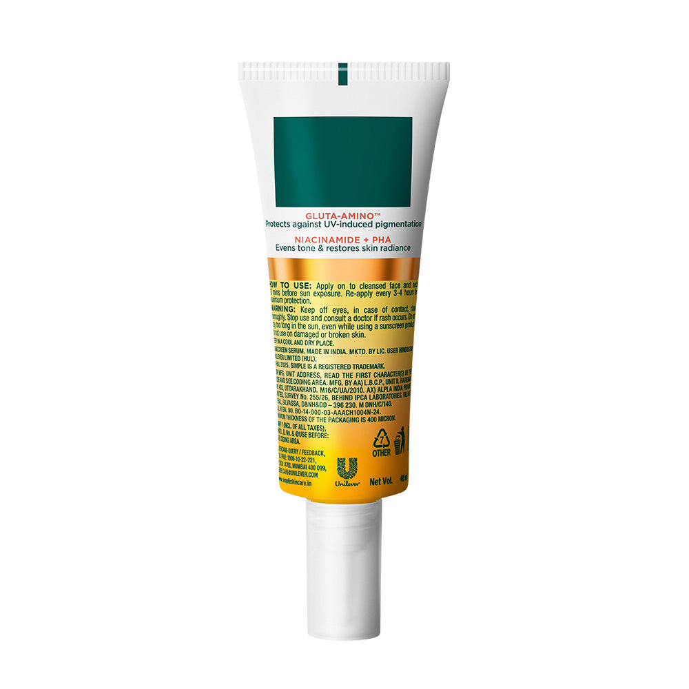 Simple Hydrating UV Fluid, 40ml 