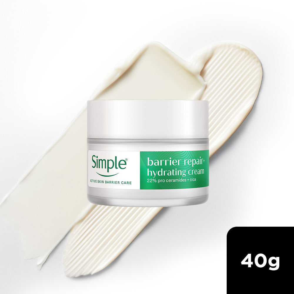 Simple Repair+ Active Barrier Repair Hydrating Cream, 40g 
