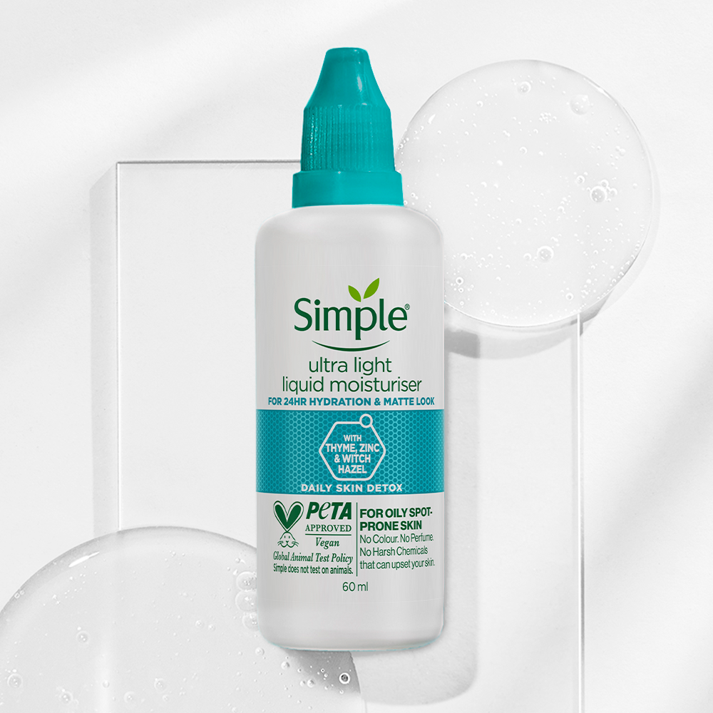 Ultra-Light Liquid Moisturiser | Simple Skincare