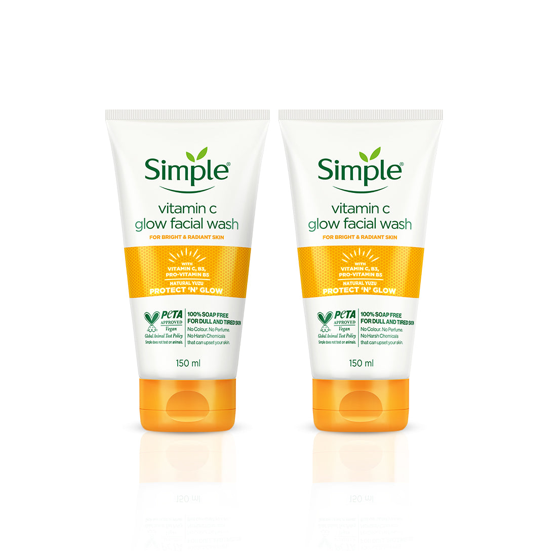 Vitamin C Glow Facial Wash - Pack of 2 
