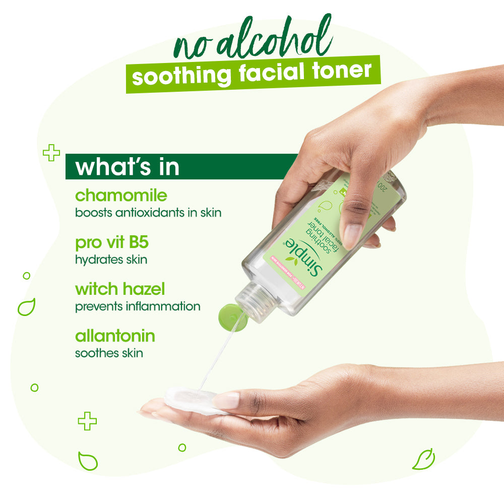 Facial Wash, Toner & Moisturiser Combo - (150ml +200ml +125ml) 