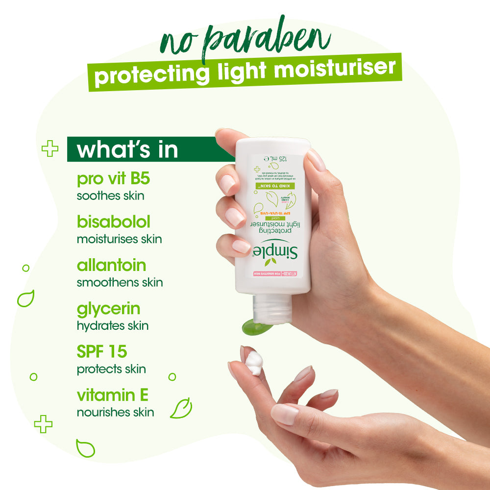 Kind to Skin Refreshing Facial Wash, Soothing Facial Toner & Protecting Light Moisturiser SPF 15 Combo - (150ml +200ml +125ml) 