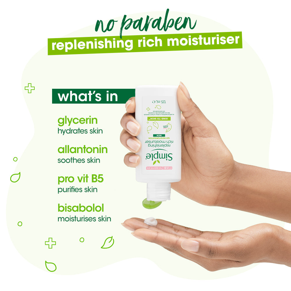 Kind to Skin Refreshing Facial Wash, Soothing Facial Toner & Replenishing Rich Moisturiser Combo - (150ml +200ml +125ml) 