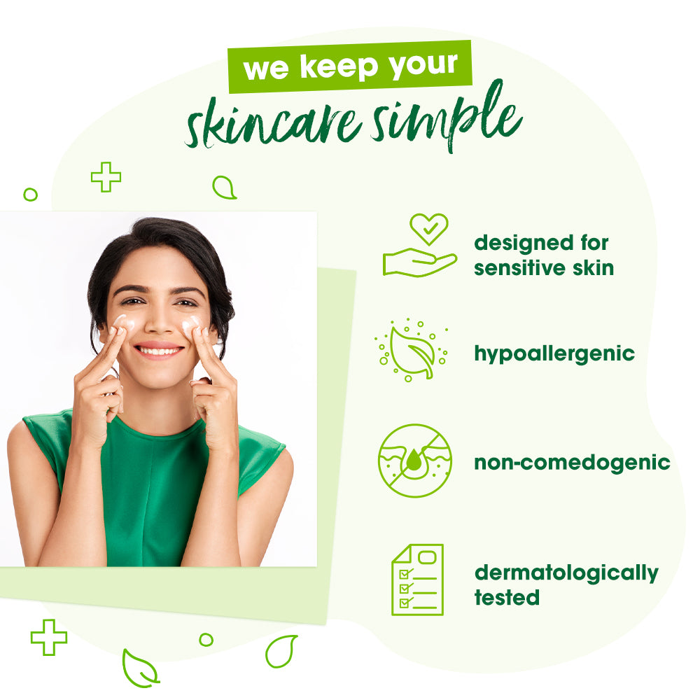 Kind to Skin Refreshing Facial Wash, Soothing Facial Toner & Replenishing Rich Moisturiser Combo - (150ml +200ml +125ml) 